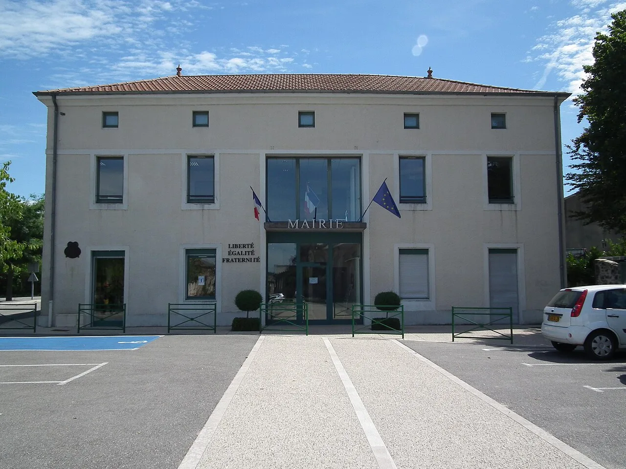 Town hall of Montoison - Drôme - France